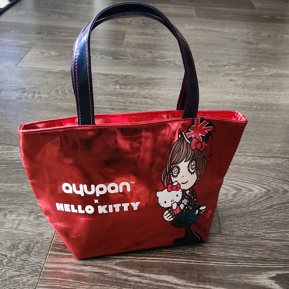 Ayupan Hello Kitty Lunch Tote Bag Red Ayumi Hamasaki Sanrio Collaboration Japan